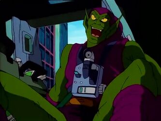 spiderman green goblin cartoon