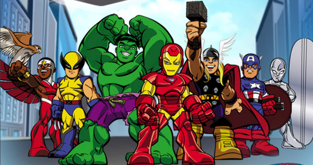 marvel super heroes squad characters