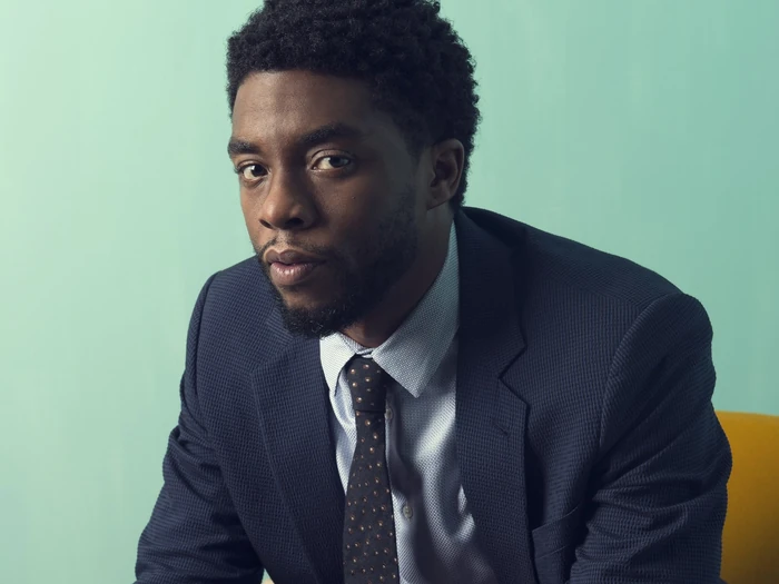 African-American actor Chadwick Boseman