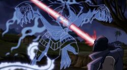 Cyclops cannot blast what has no body