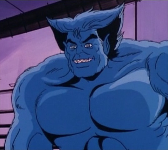 x men beast cartoon