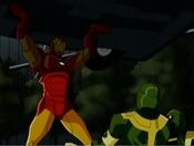 Iron Man Lifts Car AEMH