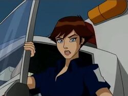 Here she comes to save the day