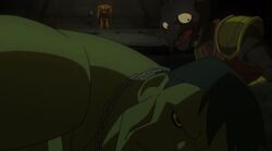 Hulk lets Elloe go