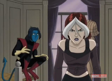 Rogue angry at Nightcrawler XME