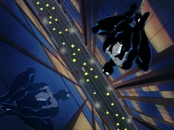 Recreated exactly in Spider-Man 3