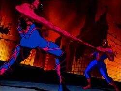Spider-Carnage really hates any other Spider-Man