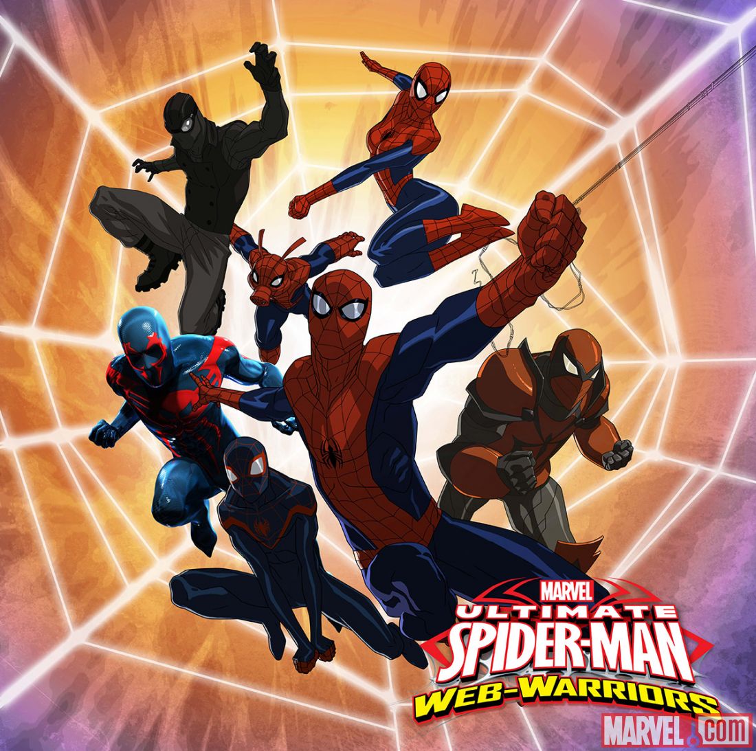 ultimate spiderman cartoon characters