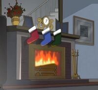 Coming down the chimney