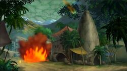 Village under attack