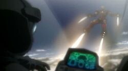 Iron Man intercepts the Interceptor