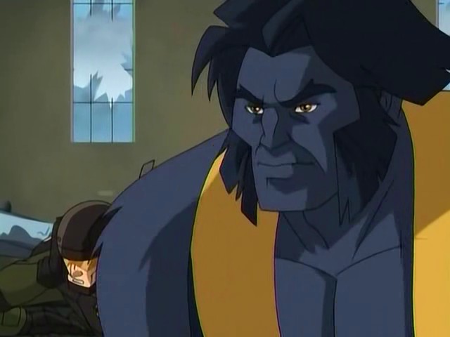 x men beast cartoon