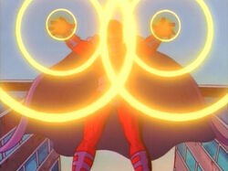 Magneto using his powers.