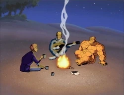 Singing a song from the Civil War