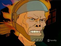 Transforming into the Ghost Rider