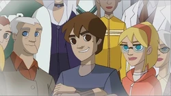 Peter choosing to be a hero