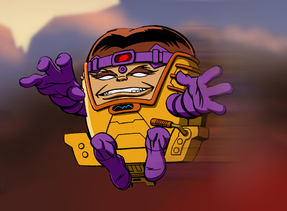 MODOK is from the Non MAU series The Super Hero Squad Show. 
