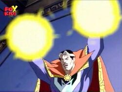 Doctor Strange's energy blasts