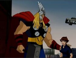 Seriously, she's not even as big as his arm