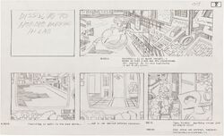 Kirby's storyboards for the 1978 Fantastic Four series