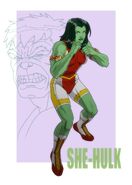 Has she hulk wrestling poster by jerome k moore d904lfx-fullview