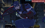 Captain America's look from the promo for Avengers: Ultron Revolution.