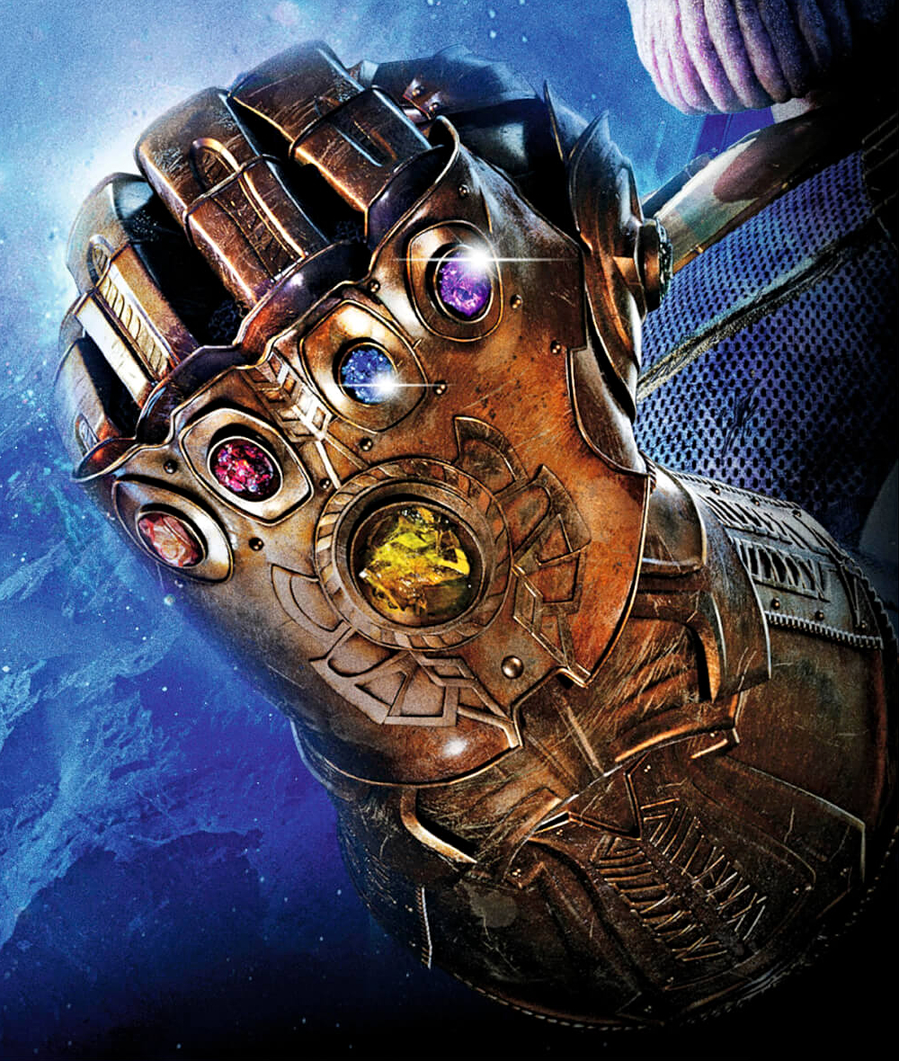 Thanos Gauntlet Glove W/ Infinity Power Stones Marvel Avengers Infinity War 