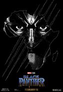 Black Panther Read 3D Poster