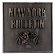 New York Bulletin Building Sign