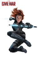 Captain America Civil War promo Black Widow