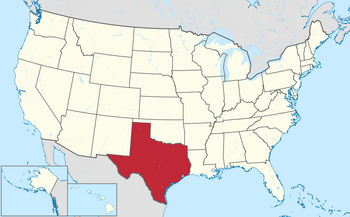 Map of Texas