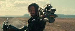 Winter Soldier shoots at the 
