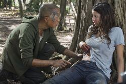 Karnak tends to 's wound