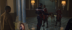 U.S. Agent meets Dora Milaje