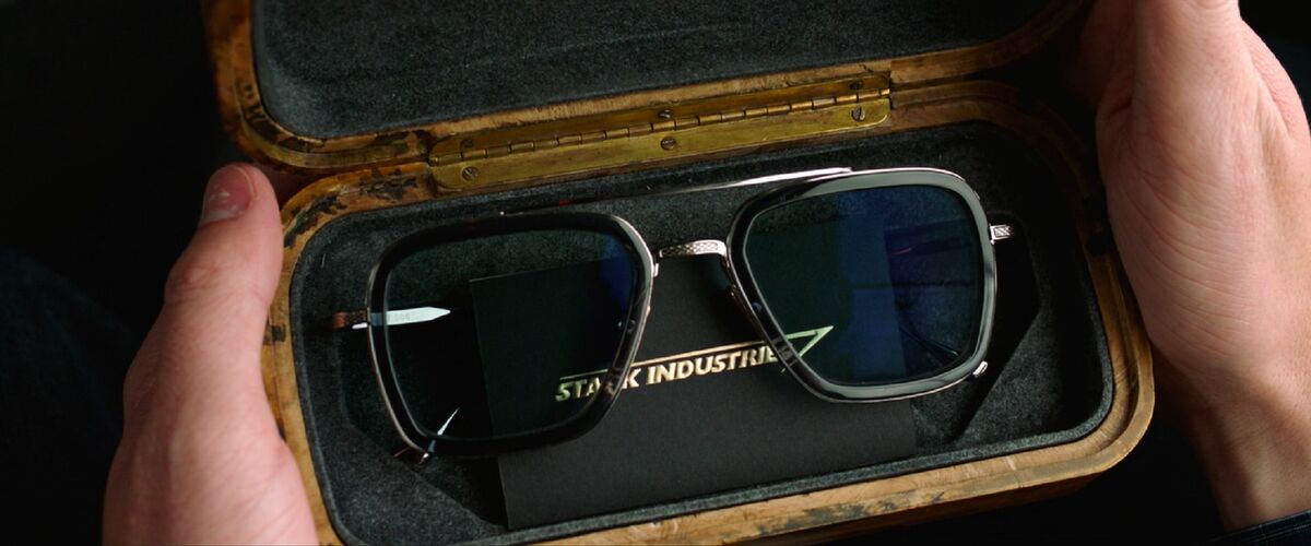 Buy Visions India TONY STARK Iron Man Aviator Steampunk Rectangular Unisex  Sunglasses (88-Black) at Amazon.in