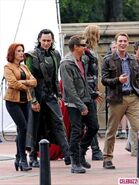 The Avengers filming 7