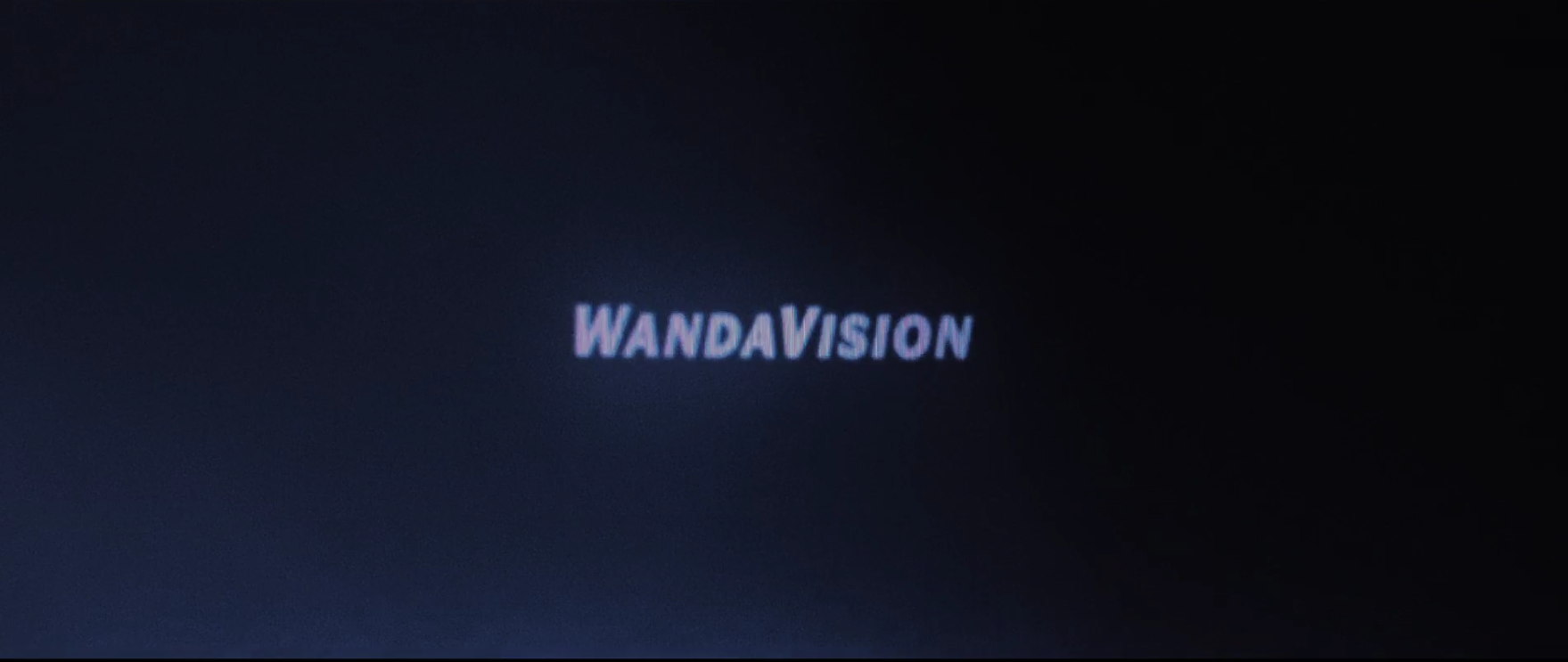 Титры марвел. WANDAVISION logo.