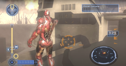 Iron Man Fighting at AIM Base