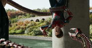 Spider-Man controls Doc Ock's tentacles
