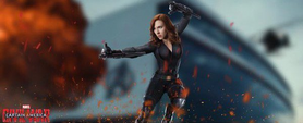 Civil War - Banner de Black Widow