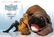 Inhumans Poster Crystal Lockjaw