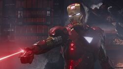 IronMan-FixingHelicarrier-Laser