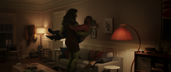 She-Hulk carries Arthur