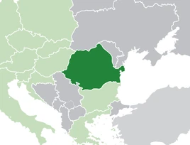 Map of Romania
