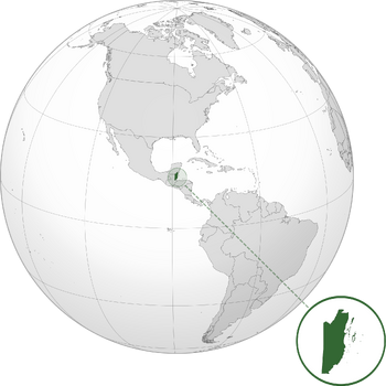 Map of Belize