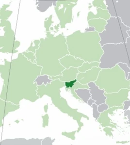 Map of Slovenia