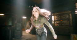 Mantis runs at Adam