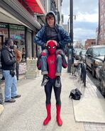 Spider-Man Harry Holland BTS