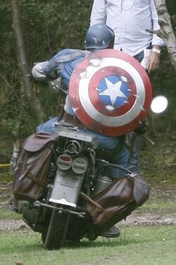 captain america shield bike