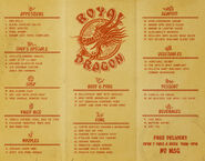 NYB Royal Dragon Menu